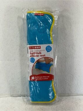 NWT Skip Hop Moby Bathtub Elbow Rest Blue Baby Bath Cushion Sealed